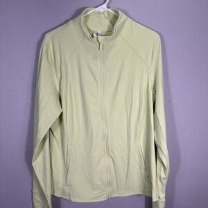 Members Mark Athletic Jacket Size XL Full Zip Thumb Holes Soft Pockets UPF 50